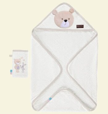 سرویس حوله دو تکه رزبرن 2810098 bear kite rose born