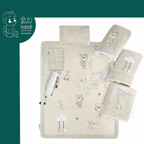 سرویس خواب هفت تکه رزبرن Bear & Kite Rose Born