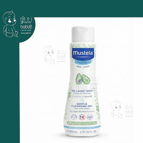 ژل درموکلینزینگ سرو بدن 200 میل موستلا Mustela