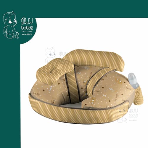 بالش C شیردهی رزبرن Bear & Kite Rose Born