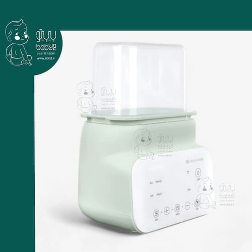 سیسمونی بی بی تو sdsl,kd fd fd j, دستگاه استریل و گرمکن شیشه شیر کیکابو Kikkaboo