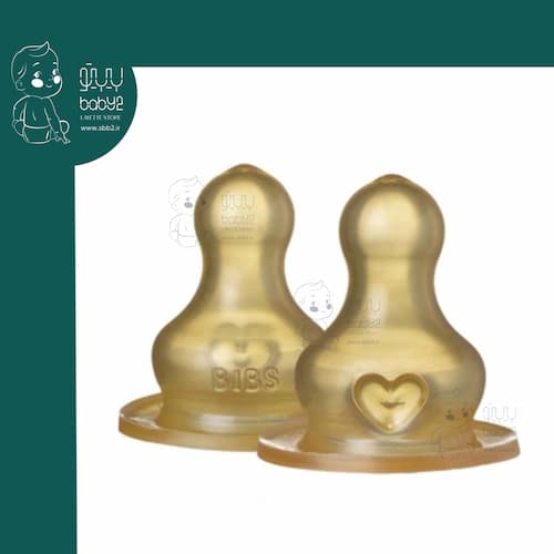 نوک پلاستیکی شیشه شیر نوزاد Bibs کد:5000030