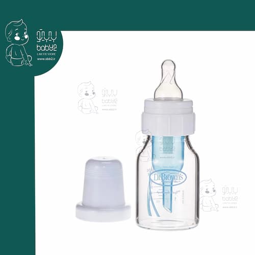 شیشه شیر پیرکس باریک 60 میل دکتر براونز Dr Brown’s 061