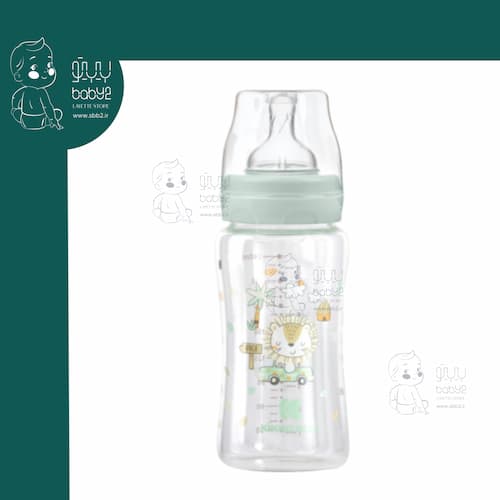 شیشه شیر 240 میل پیرکس مدل Jungle King کیکابو Kikkaboo