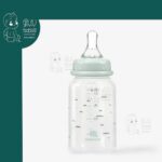 شیشه شیر طلقی 120 میل سبز مدل Savanna کیکابو Kikkaboo