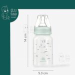 شیشه شیر طلقی 120 میل سبز مدل Savanna کیکابو Kikkaboo
