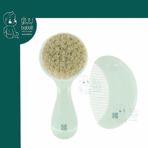 ست شانه و برس الیاف طبیعی مدل savanna کیکابو Kikkaboo