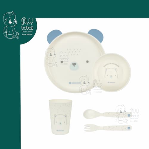 ظرف ملامین 5 تکه طرح خرس کیکابو kikkaboo