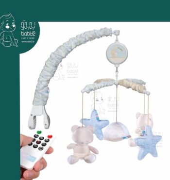 آویز تخت موزیکال رزبرن Lovely Bear Rose Born