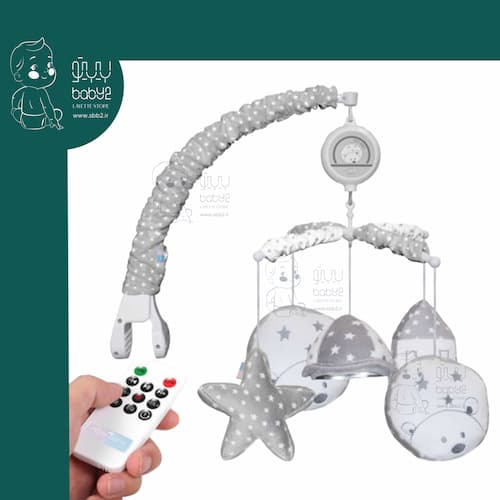 آویز تخت موزیکال رزبرن Little Dream Rose Born