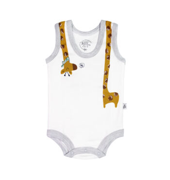 رکابی زیر دکمه دار طرح فرندز نیلی Nili