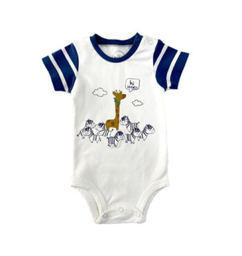 آستین کوتاه زیر دکمه دار طرح فرندز نیلی Nili