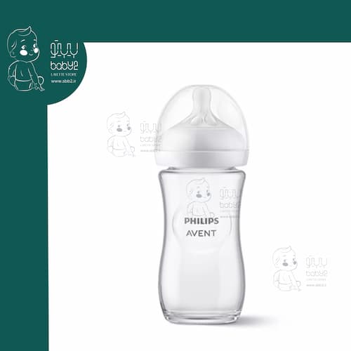 شیشه شیر 240 میل پیرکس نچرال اونت Avent