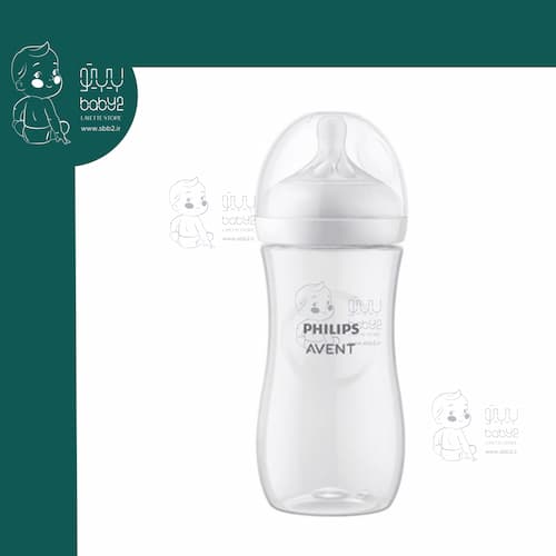 شیشه شیر 330 میل طلقی نچرال اونت Avent