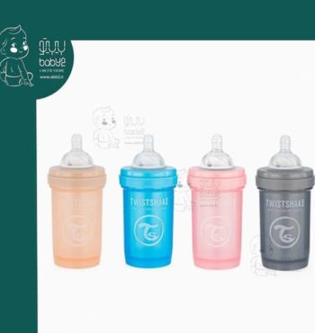 شیشه شیر طلقی 180 میل توئیست شیک Twist Shake