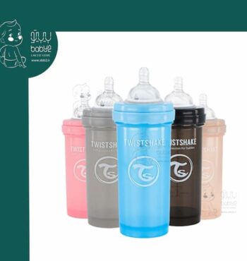 شیشه شیر طلقی 260 میل توئیست شیک Twist Shake