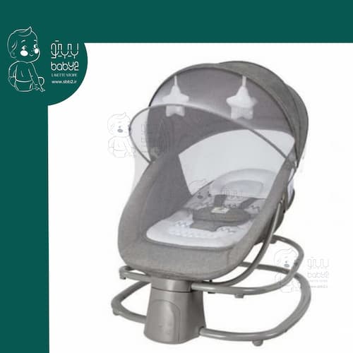 تاب برقی طوسی تیره 4 کاره صندلی غذا شو 8112 موستلا Mustela