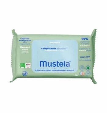 دستمال مرطوب 60 تایی موستلا mustela