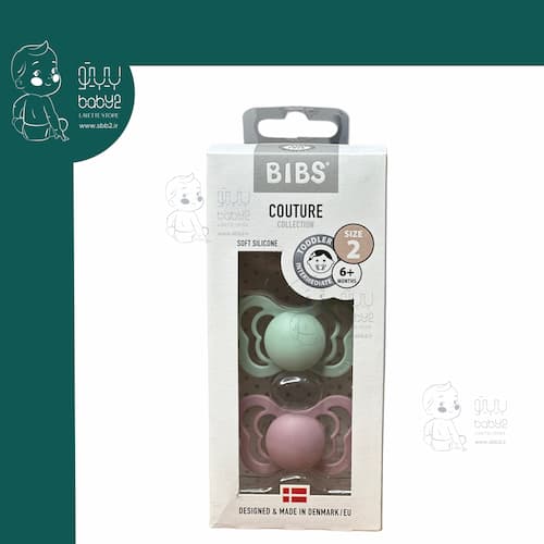 پستانک دو عددی 2 ارتودنسی بیبس bibs 015