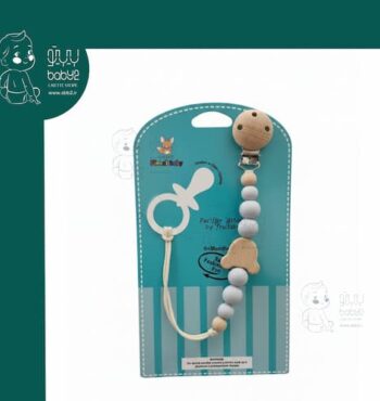 بند پستانک سیلیکونی طرح خرس