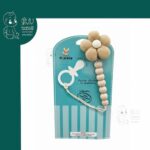 بند پستانک سیلیکونی طرح گل
