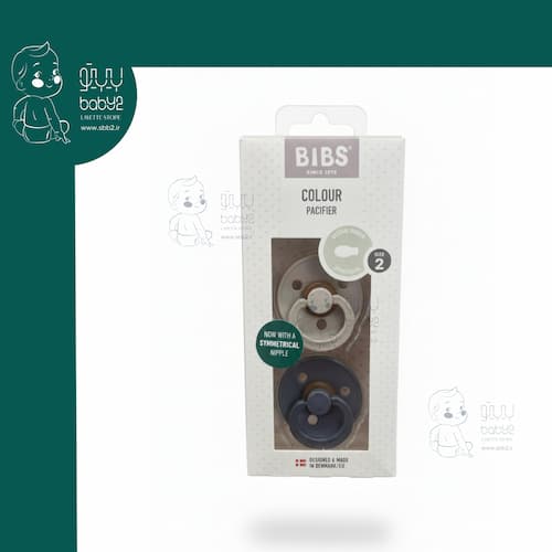 پستانک بادامی 2 لاتکس 2221419 بیبس bibs