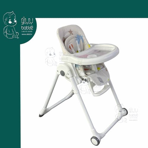 صندلی غذا طرح دار کد 705 اقیانوس هپی بی بی happy baby