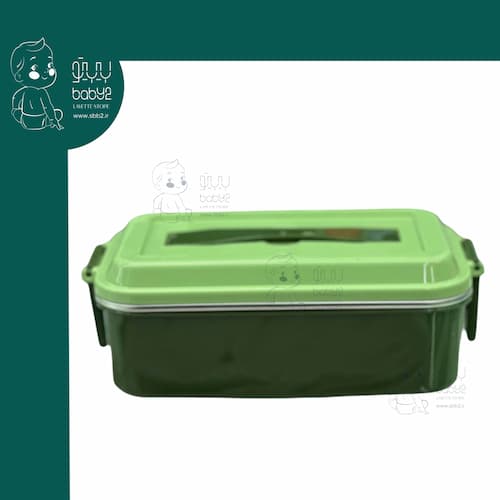 ظرف غذا دسته چرمی 700 میل 4134