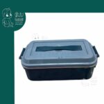 ظرف غذا دسته چرمی 700 میل 4134