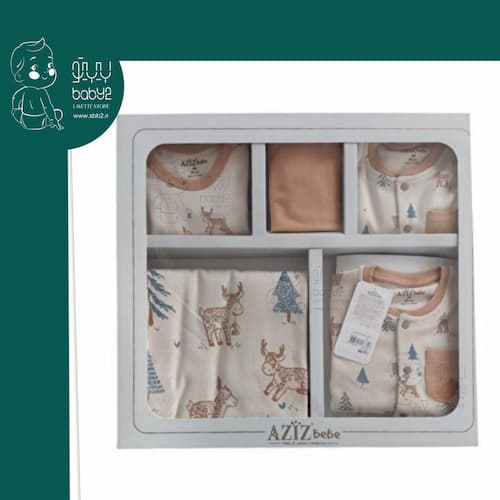 ست لباس 10 تکه Aziz Bebe 10331