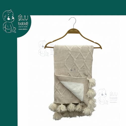 پتو دور پیچ بافت خاکی Nipperland 8306n