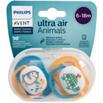 پستانک اونت 6-18 Avent Ultra Air Animals