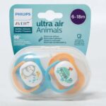 پستانک اونت 6-18 Avent Ultra Air Animals