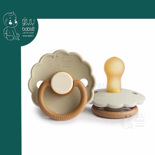پستانک 0-6 طرح گل لاتکس فریگ Frigg
