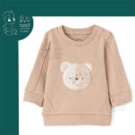 بلوز آستین بلند کرم خرس کارامل نیلی Nili